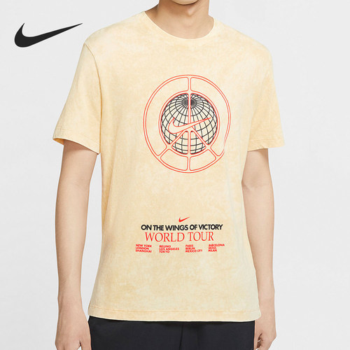 Nike/耐克正品WORLDTOUR印花T恤新款男街头经典短袖T恤CW0407-245
