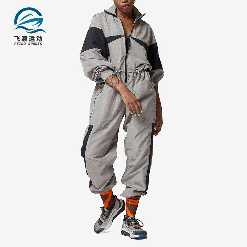 Adidas/阿迪达斯正品新款stellaSMC女子运动套装立领连体衣GU3814