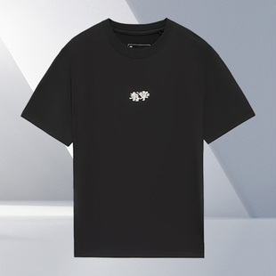 印花舒适短袖 Lining 时尚 樱花系列男女同款 T恤AHSS917 李宁正品