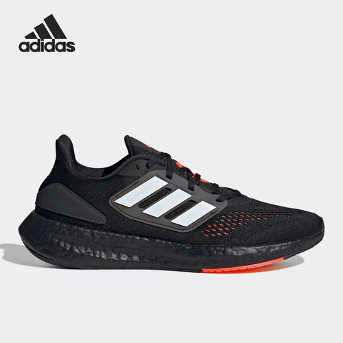 Adidas/阿迪达斯官方正品Pureboost 22男女耐磨运动跑步鞋HQ1455