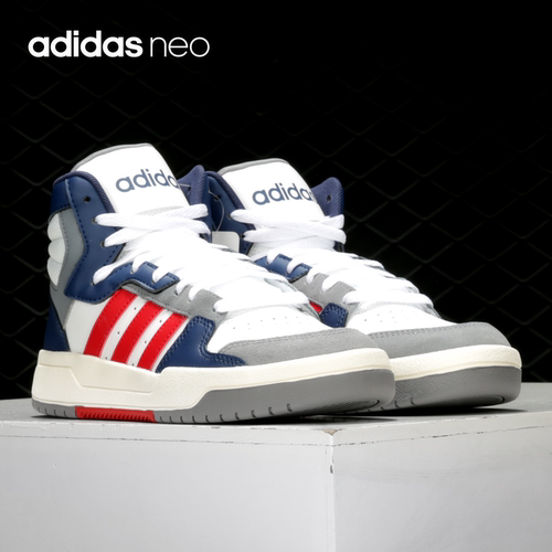 Adidas/阿迪达斯正品 NEO 男女舒适透气中帮运动休闲板鞋 EH1689
