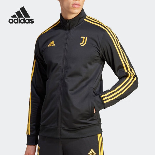 Adidas/阿迪达斯官方正品尤文图斯足球男子立领运动外套HZ4965