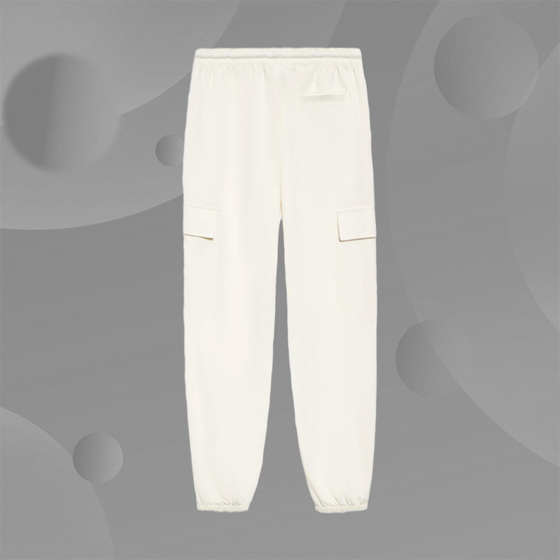 李宁正品新款女子运动休闲时尚潮流舒适透气工装长裤AKXS296-2-3