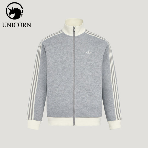 Adidas/阿迪达斯官方正品三叶草男女经典透气针织夹克外套KY8455