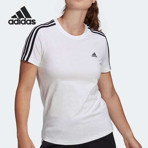 Adidas/阿迪达斯正品当季新款女子圆领休闲运动短袖T恤GL0783