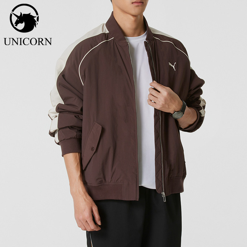 Puma/彪马正品T7Bomber防风棉服男女拉链经典休闲外套636859-13