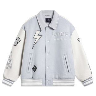 男女时尚 Lining 新款 秋季 休闲宽松翻领外套AJDT743 李宁正品