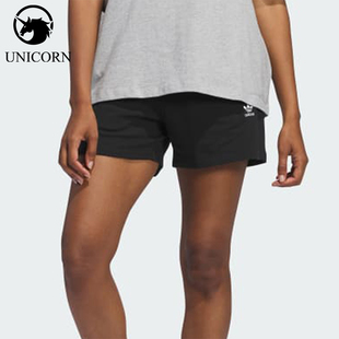 Adidas/阿迪达斯正品三叶草女士宽松时尚舒适休闲短裤IY7343