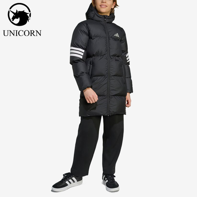 Adidas/阿迪达斯正品FutureIcons新款儿童经典黑白色棉服JW2478
