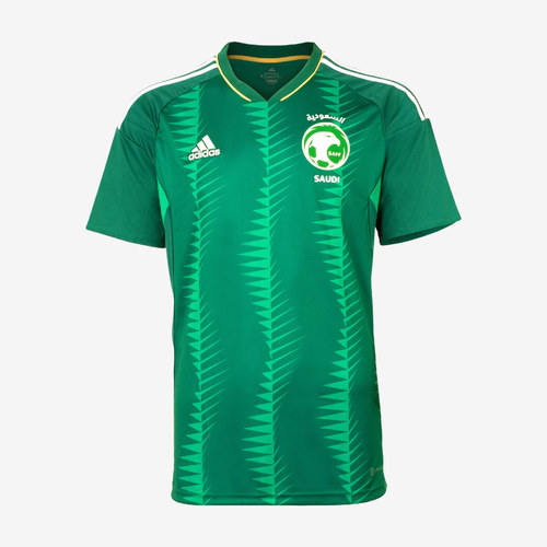 Adidas阿迪达斯正品沙特阿拉伯国家队男款主场球迷版足球IR3020