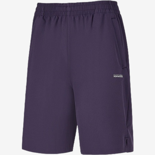 Skechers斯凯奇正品儿童款舒适透气松紧腰休闲短裤P226W234-05HS