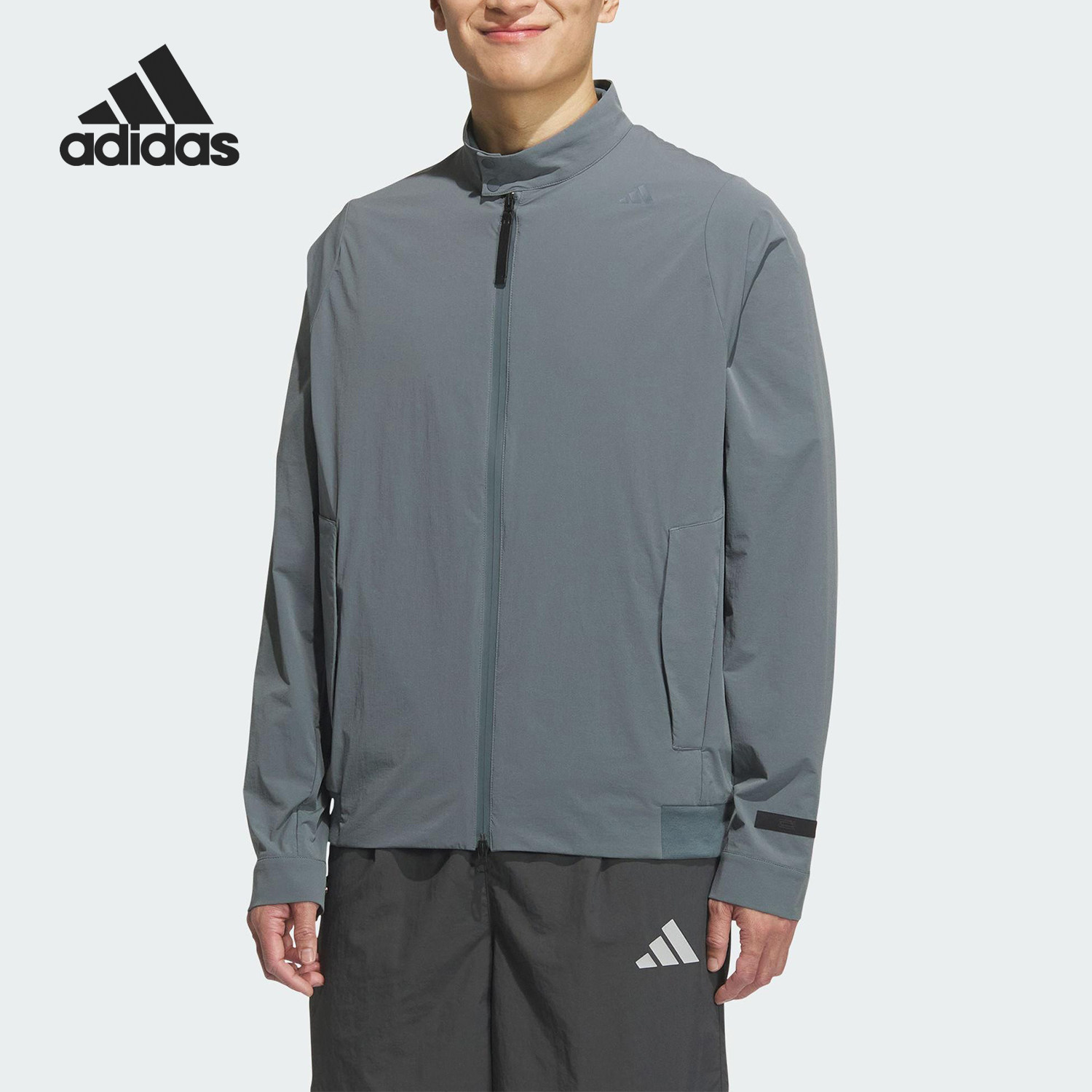 Adidas/阿迪达斯官方正品WUZONG TONG JKT男士日常休闲外套KC5819