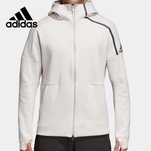 Adidas/阿迪达斯官方正品男子ZNE HOODY2运动休闲连帽外套 CW1347