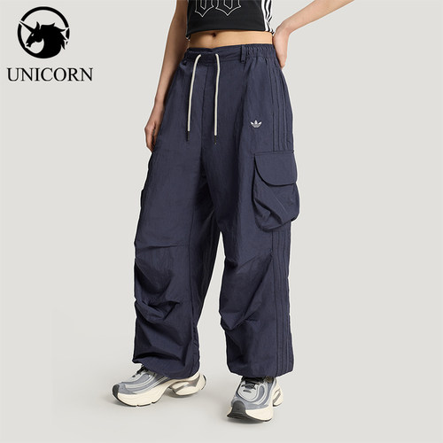 Adidas/阿迪达斯正品三叶草女士宽松舒适工装休闲长裤KT3058