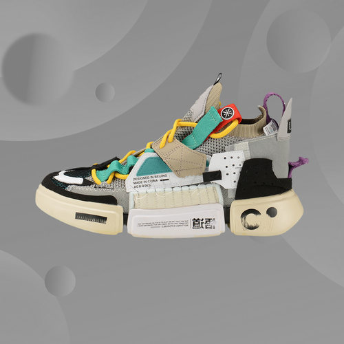 李宁正品时尚系列男子舒适百搭运动鞋防滑经典透气休闲鞋AGBQ063