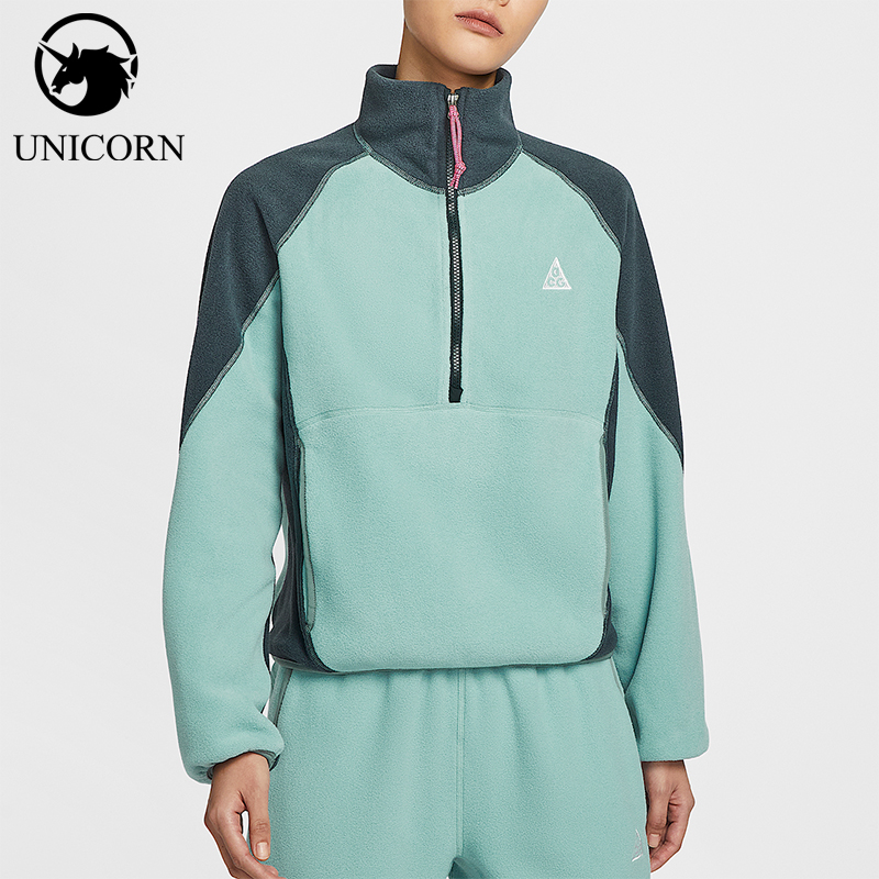 Nike/耐克正品ACG Wolf Tree女士户外摇粒绒宽松卫衣HJ0238-017