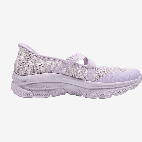 Skechers斯凯奇正品Modern Comfort女款厚底舒适单鞋159523-LAV