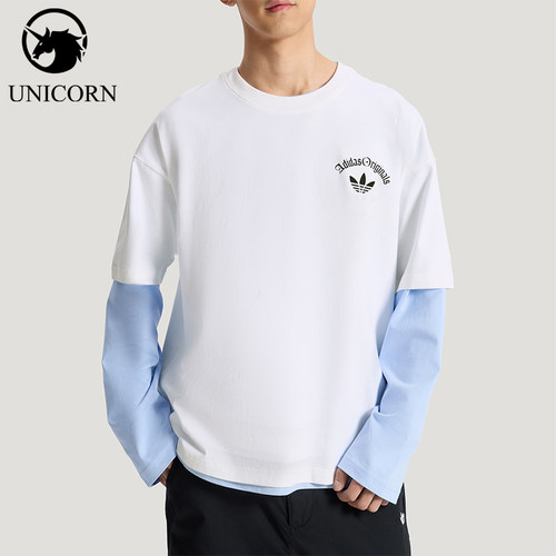 Adidas/阿迪达斯官方正品三叶草男士圆领轻质透气短袖T恤KT3041