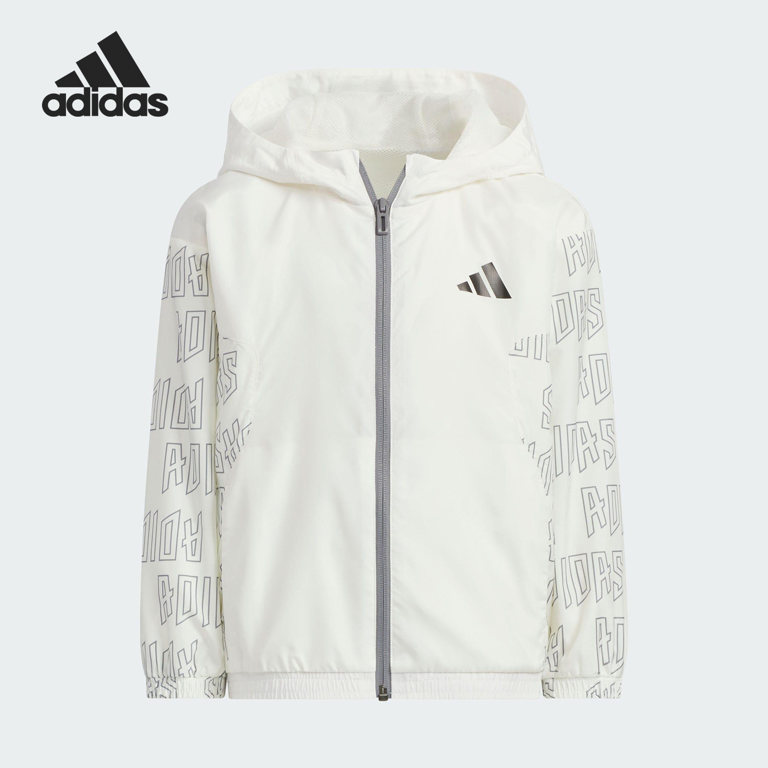 Adidas/阿迪达斯正品BTS AOP JKT儿童宽松梭织运动外套KF4955