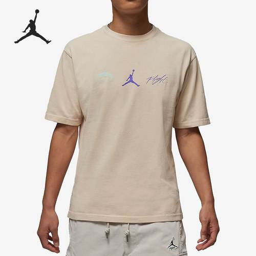 Nike/耐克正品当季新款JORDAN男子休闲运动短袖T恤DM1445-017
