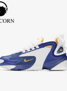 Nike/耐克正品新款男白蓝色增高低帮运动经典透气休闲鞋AO0269-40