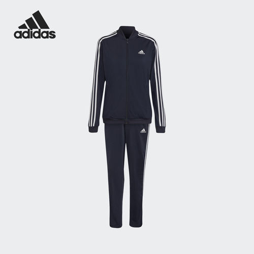 Adidas/阿迪达斯正品女士长袖夹克柔软长裤休闲套装H10155