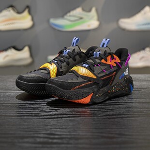 李宁正品怒放 TEAM V3男大童缓震耐磨透气实战篮球鞋YKBW012-1