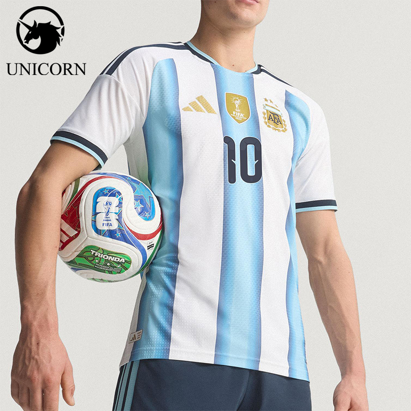 Adidas/阿迪达斯正品2025男士运动圆领套头透气足球短袖KH3934