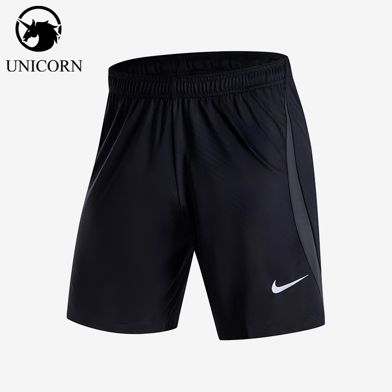 Nike/耐克正品DRI-FIT新款男煤黑白色休闲经典足球短裤HF0528-010