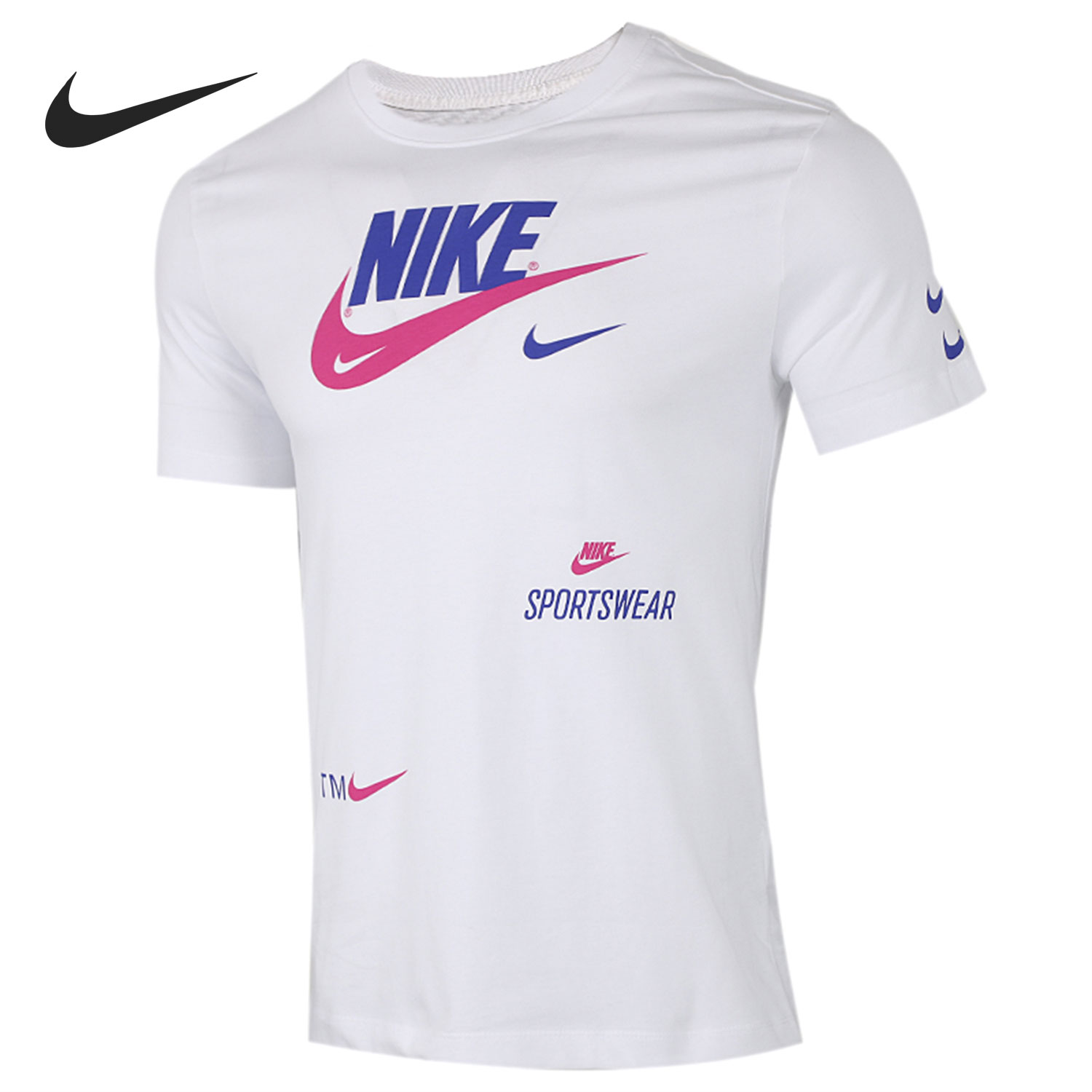 Nike/耐克正品当季男子新款短袖印花休闲运动T恤DB5866-100