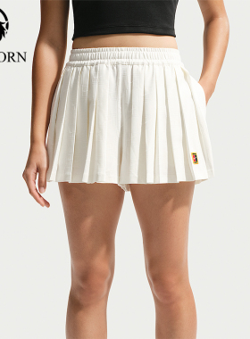 Nike/耐克正品NikeCourt新款女米白色经典休闲网球短裤IB0770-133