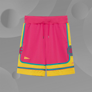 透气运动比赛裤 李宁短裤 惟楚有材 反伍BADFIVE AAPR437 正品