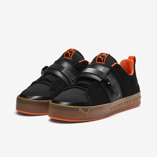 Puma彪马正品Platform Court Brace男厚底轻便搭扣板鞋366537-02
