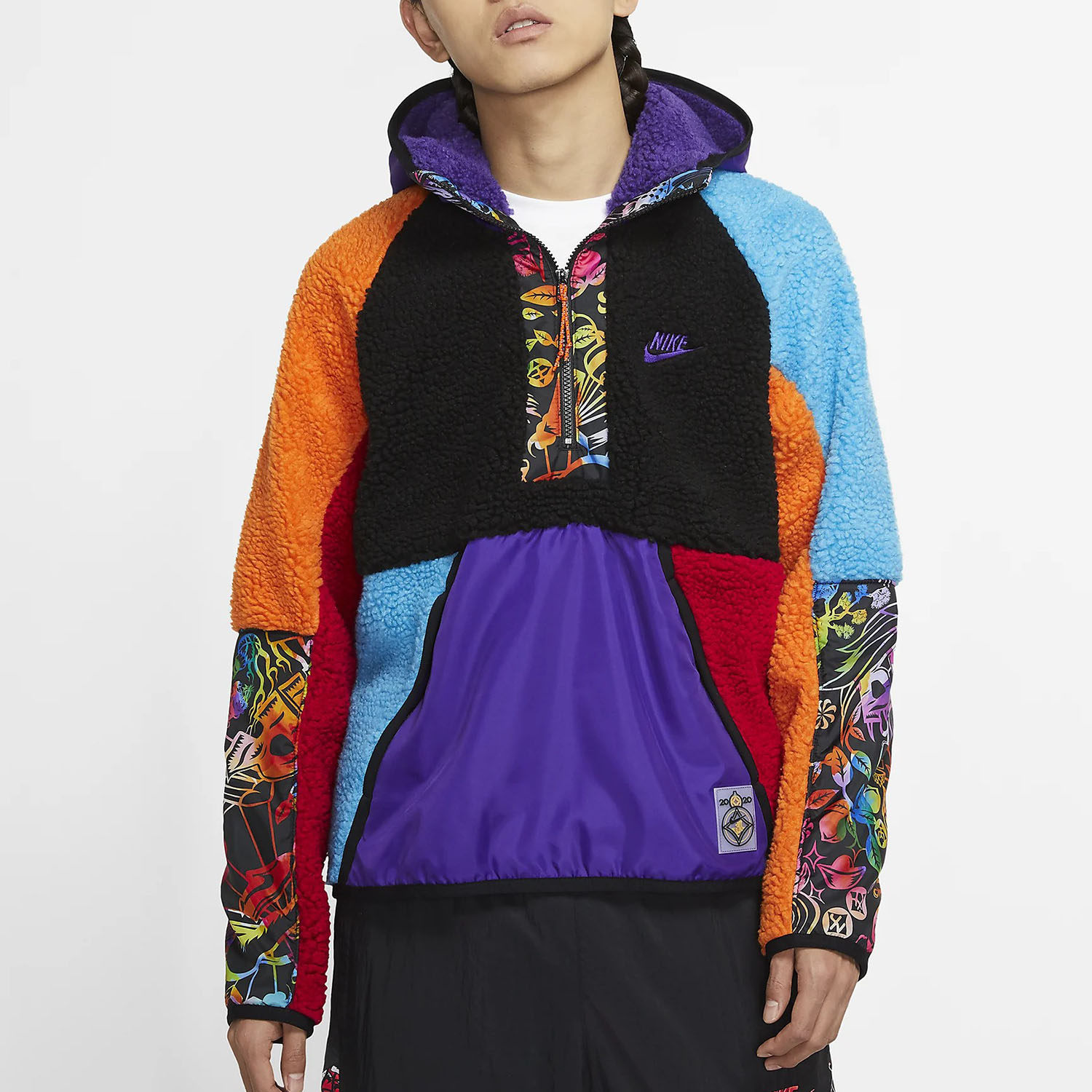 Nike/耐克正品新款SPORTSWEAR 男子半长拉链开襟连帽衫CU3672