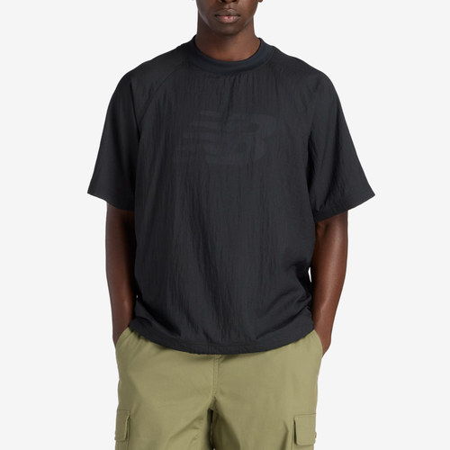 New Balance新百伦正品男透气圆领插肩袖短袖T恤MT6154U7-BK