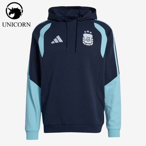 Adidas/阿迪达斯官方正品阿根廷训练连帽套头卫衣连帽卫衣JY9523