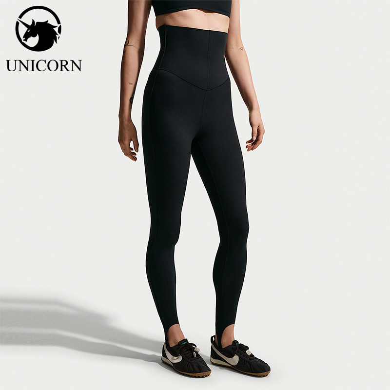 Nike/耐克正品星带紧身裤新款女黑色高腰经典紧身裤HQ6272-010