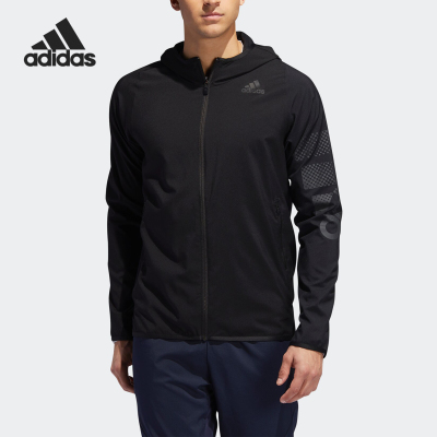Adidas/阿迪达斯正品男当季新款梭织连帽夹克综合训练服装EA2807