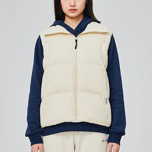 Skechers/斯凯奇正品冬季款女士日常梭织羽绒马甲L424W017-046L