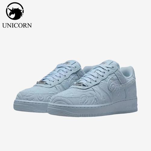 Nike/耐克正品AirForce1 新款浅蓝色街头休闲板鞋IO1259-400