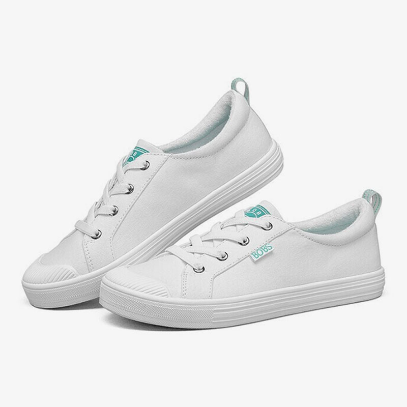 Skechers/斯凯奇正品当季新款女子简约轻便耐磨帆布鞋低帮板鞋