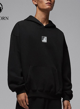 Nike/耐克正品JORDAN男士休闲连帽针织套头加绒卫衣HV0545-010