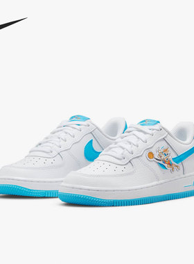 Nike/耐克正品NIKE AIR FORCE 1女子大童GS运动鞋 DM3355-100