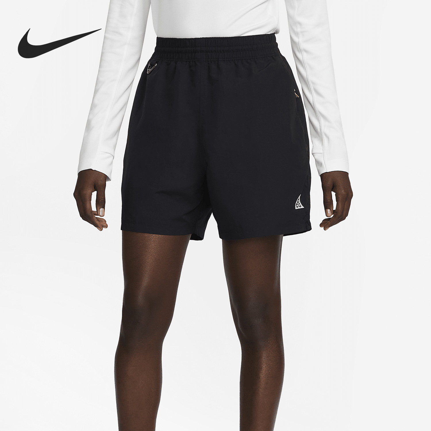 Nike/耐克正品ACG夏新款透气休闲梭织女子运动短裤DV9536-010图片