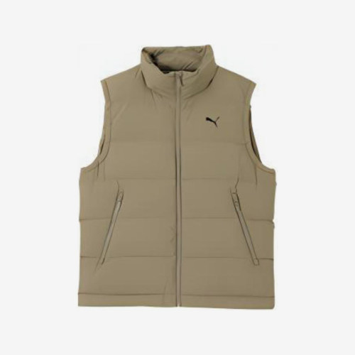 Puma彪马正品男纯色柔软拉链立领休闲运动日常出行马甲684534-67