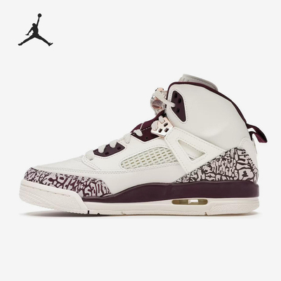 Nike耐克Jordan正品Spizike Bordeaux大童高帮篮球鞋535712-132