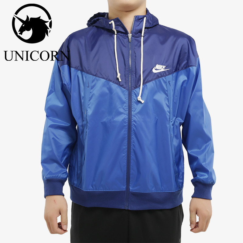 Nike/耐克正品2026春季男士休闲防风连帽梭织运动外套CU4514-455