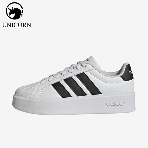 Adidas/阿迪达斯正品STREETTALK Bold女士支撑耐磨板鞋KJ3856