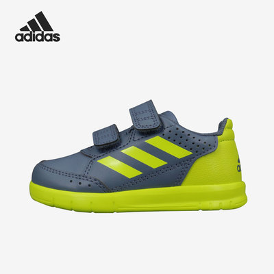 Adidas/阿迪达斯正品小童经典魔术贴低帮训练运动鞋 AC7048