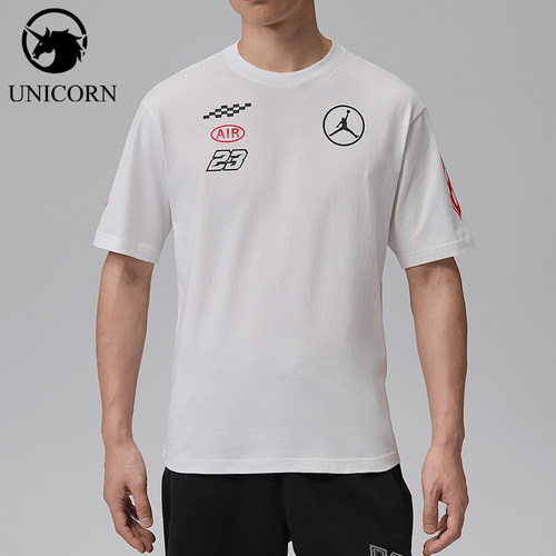 Nike/耐克正品JORDAN男士简约透气运动休闲短袖T恤IR7001-100